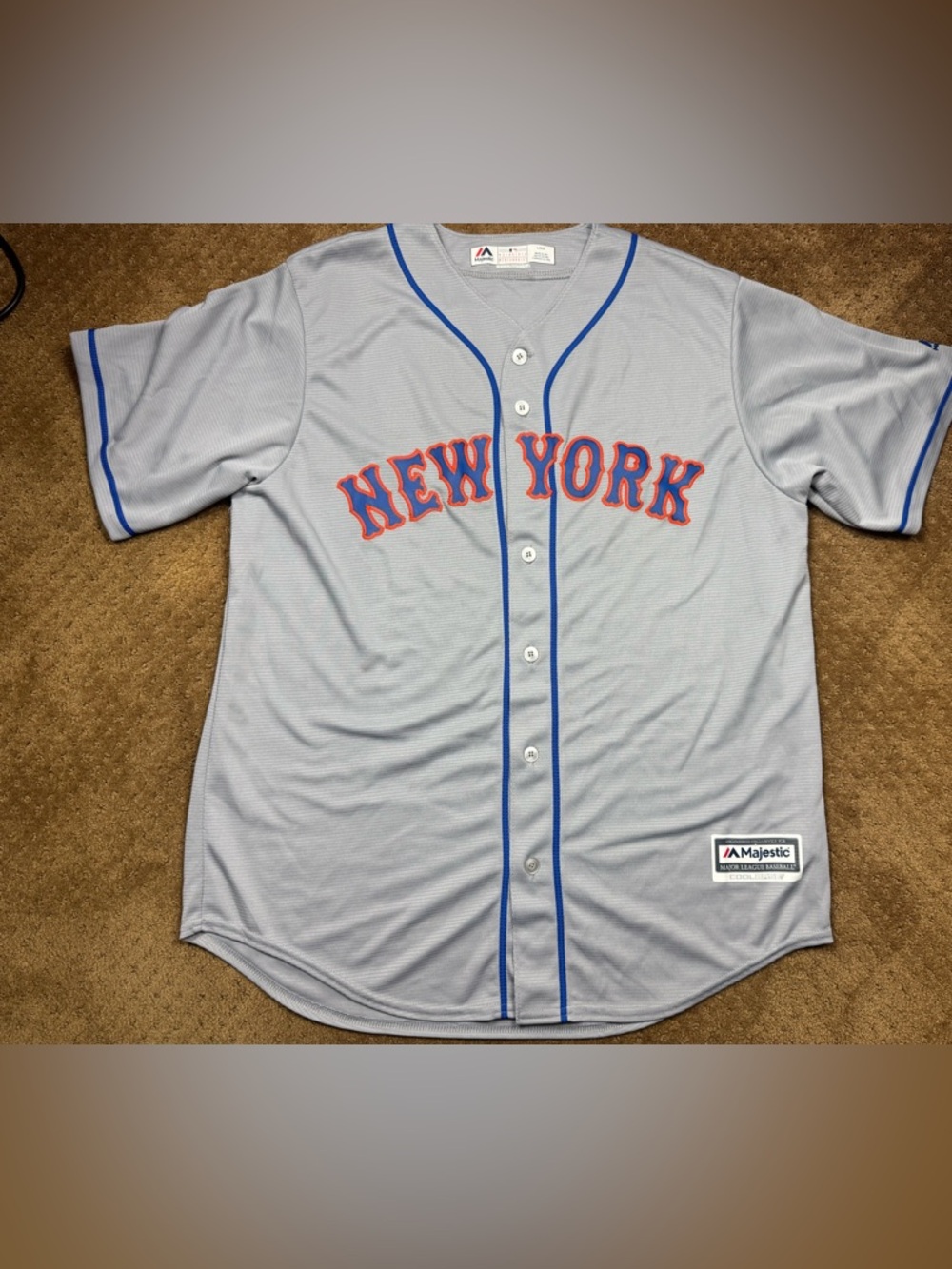 New York Mets road jersey by Majestic